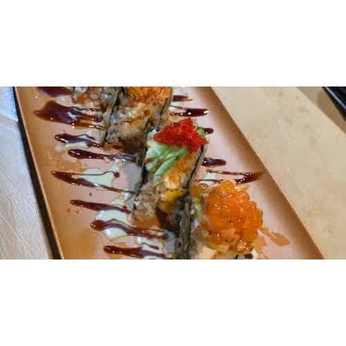 Sushi Topping Taco Sushi.
