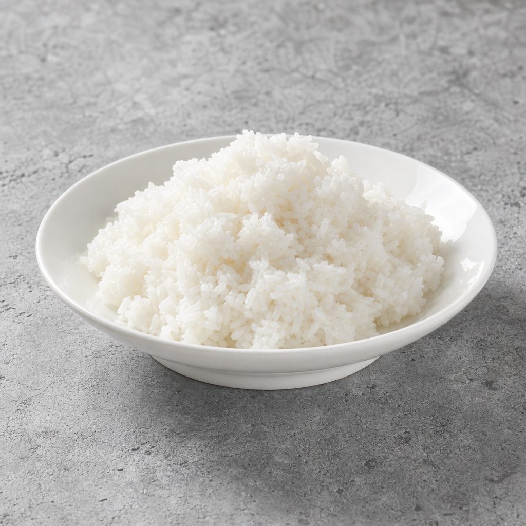 Steamed Rice.