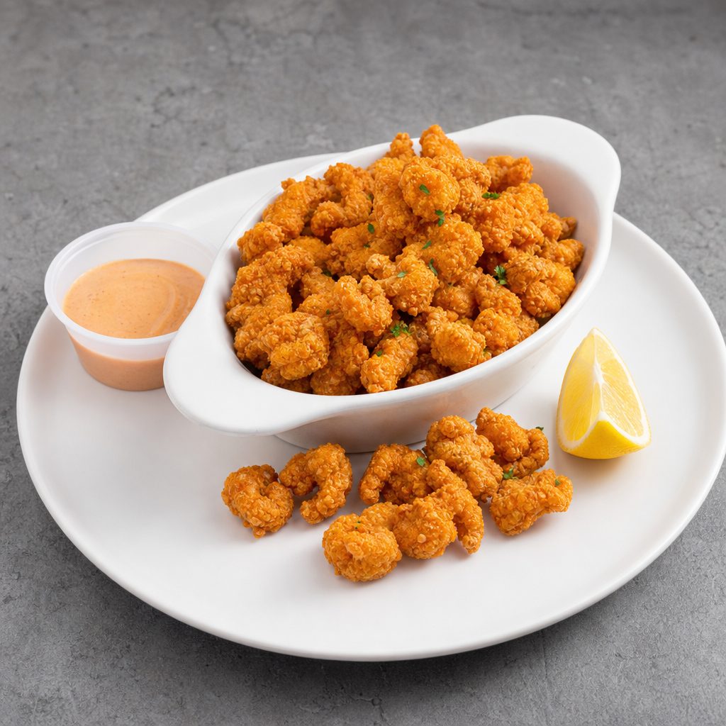 Fried Cajun Crawfish.