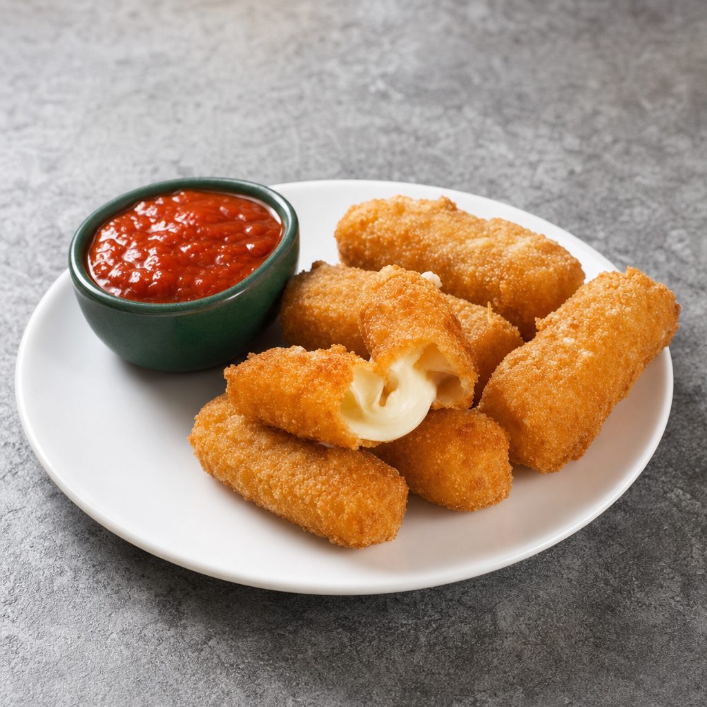 Fried Cheese Sticks.