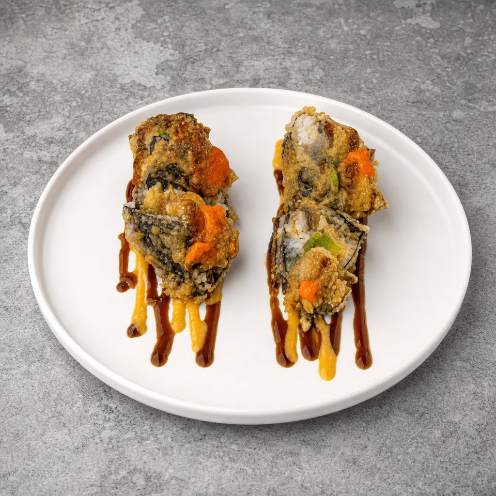 Vegetarian Taco Sushi.
