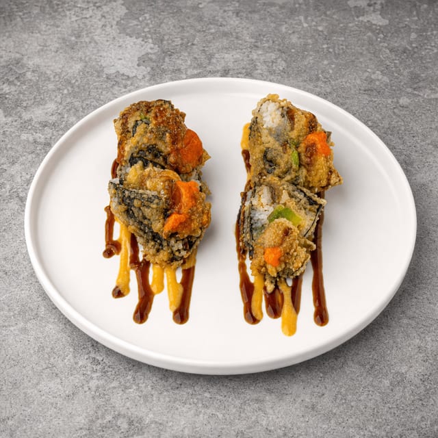 Vegetarian Taco Sushi.