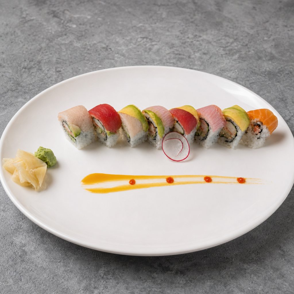 Rainbow Naruto Roll.