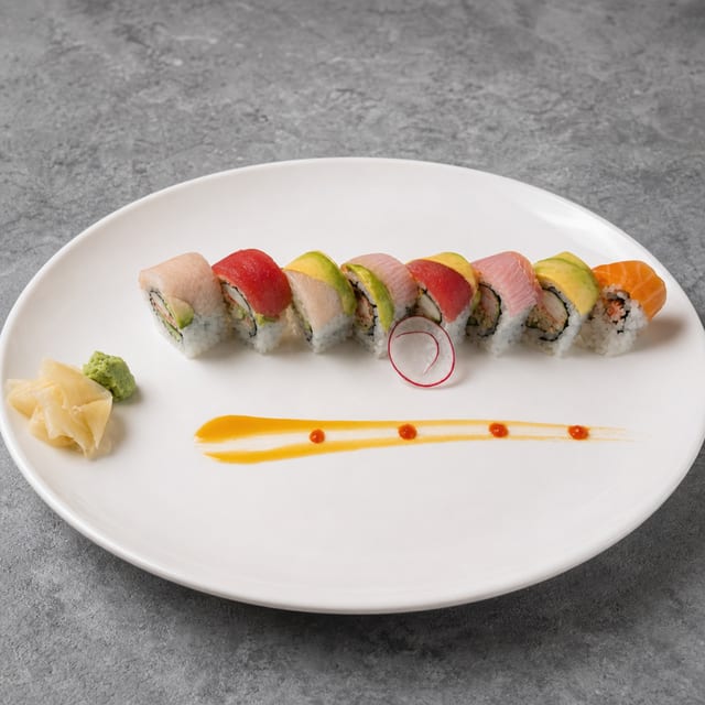 Rainbow Naruto Roll.