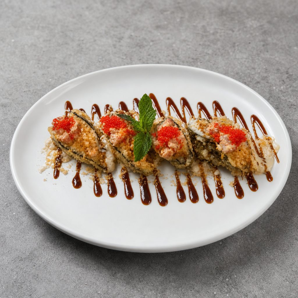 Snow Crab Taco Sushi.