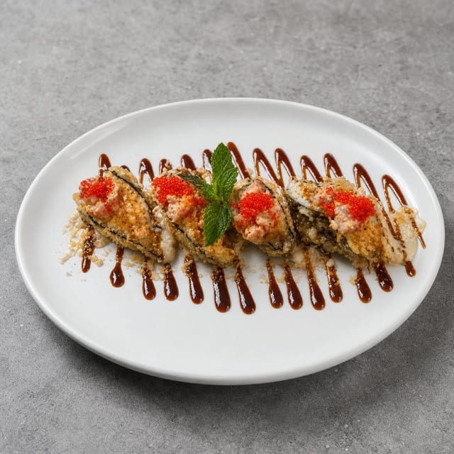 Snow Crab Taco Sushi.