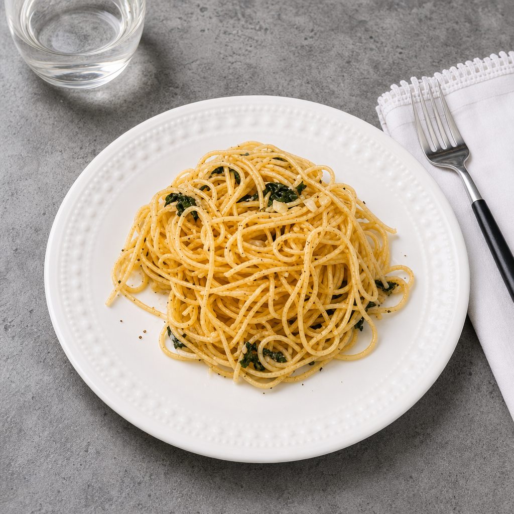 Garlic Pasta.