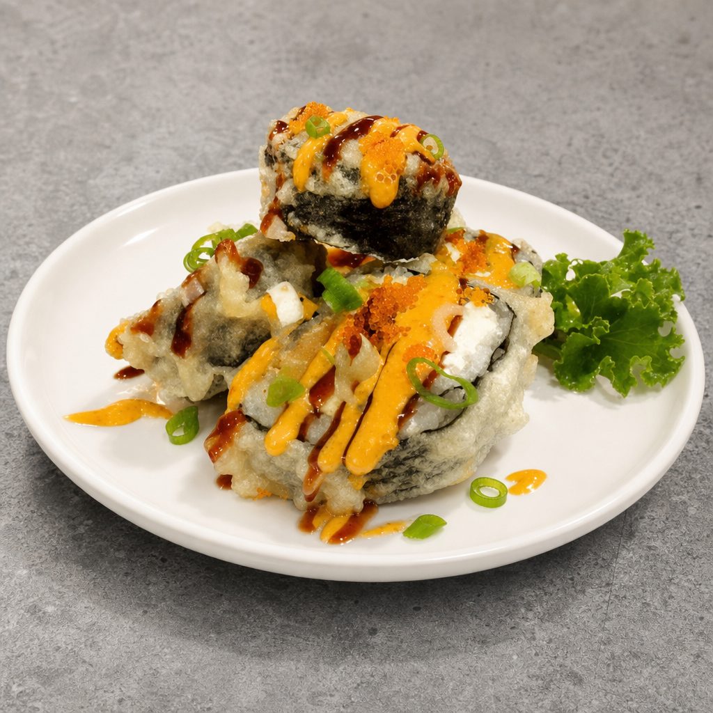 Fried Philadelphia Roll.