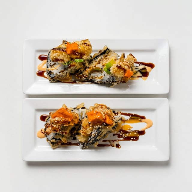 Vegetarian Taco Sushi.